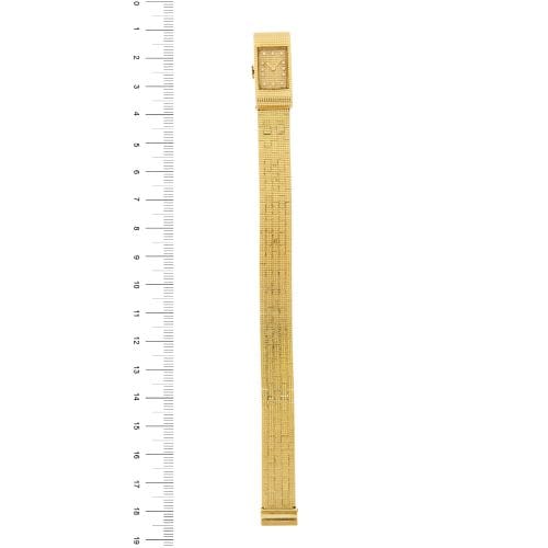Montre Boucheron Reflet - Montre en or jaune 18 ct rectangulaire 58 Facettes 27256