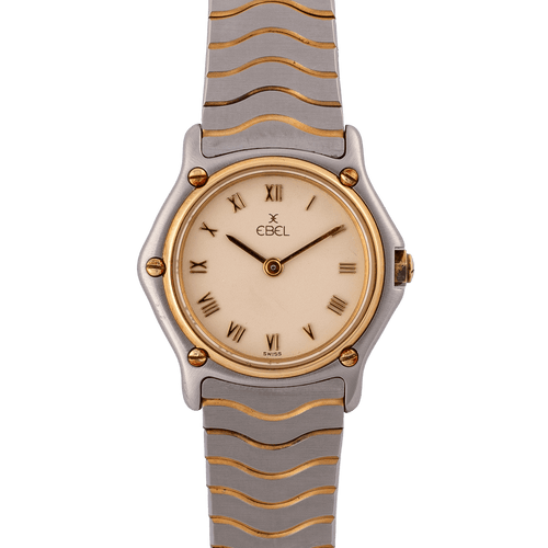 Montre Ebel Classic Wave - Montre 166901 en or jaune et acier 58 Facettes TOT-02433