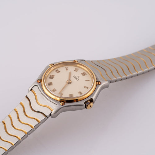 Montre Ebel Classic Wave - Montre 166901 en or jaune et acier 58 Facettes TOT-02433