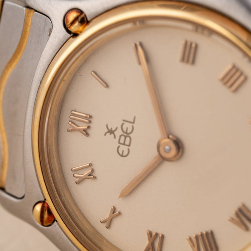 Montre Ebel Classic Wave - Montre 166901 en or jaune et acier 58 Facettes TOT-02433
