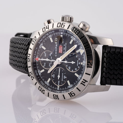 Chopard Mille Miglia - Montre chronographe GMT en acier 58 Facettes TOT-02429