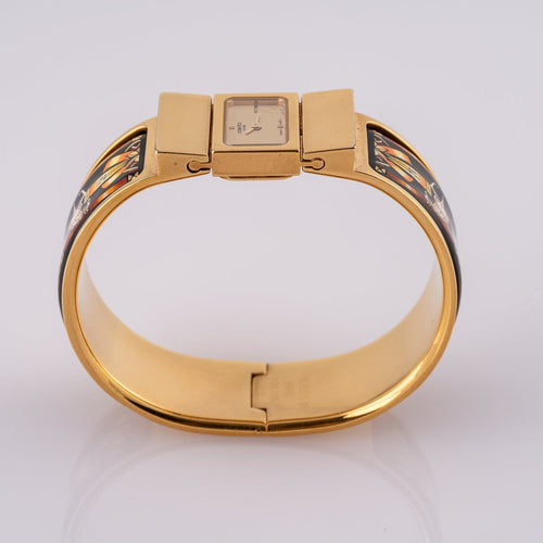 Montre Hermès Loquet - Montre L01.201 plaqué or 58 Facettes TOT-02419