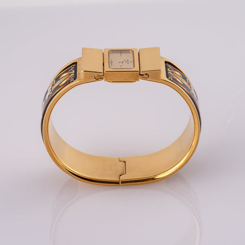 Montre Hermès Loquet - Montre L01.201 plaqué or 58 Facettes TOT-02419