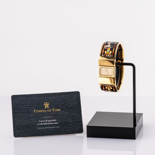 Montre Hermès Loquet - Montre L01.201 plaqué or 58 Facettes TOT-02419