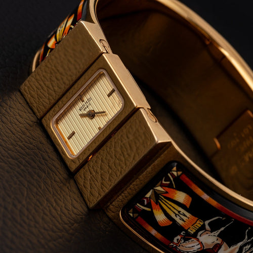 Montre Hermès Loquet - Montre L01.201 plaqué or 58 Facettes TOT-02419