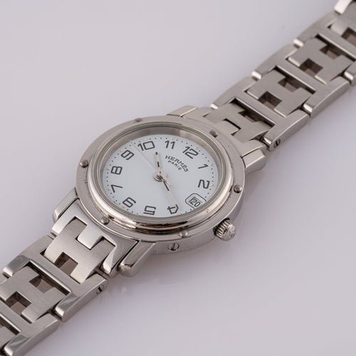 Montre Hermès Clipper CL4.210 - Montre femme en acier 58 Facettes TOT-02417