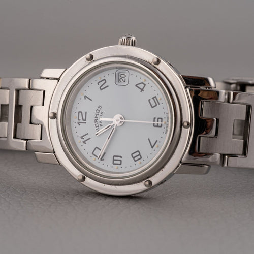 Montre Hermès Clipper CL4.210 - Montre femme en acier 58 Facettes TOT-02417