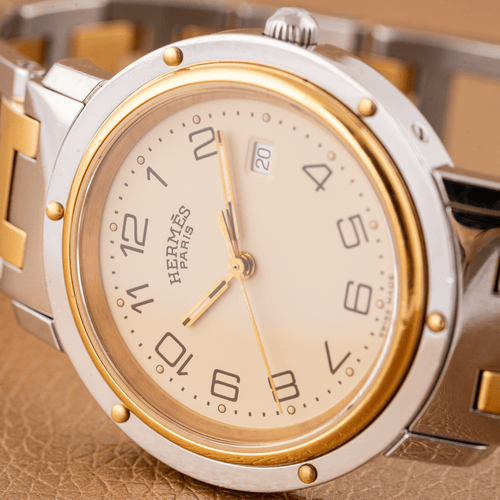 Hermès Clipper - CL3.440 watch in steel 58 Facettes TOT-02414