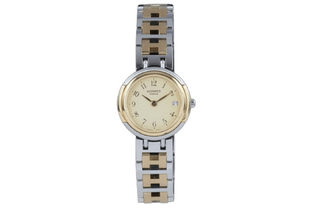 Montre Hermès Windsor - Montre en acier bicolore 58 Facettes TOT-01927