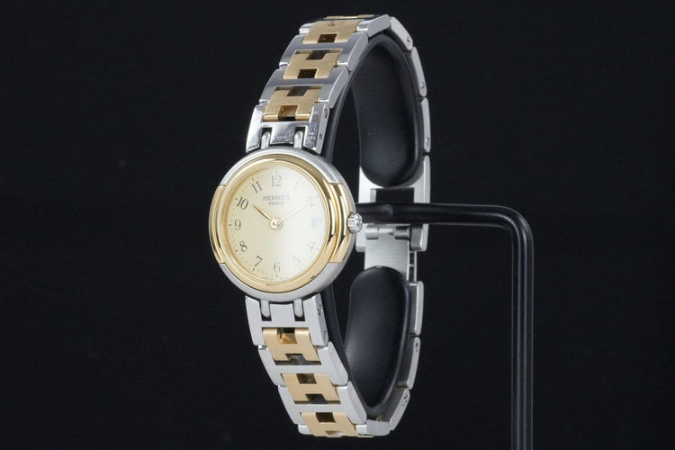 Montre Hermès Windsor - Montre en acier bicolore 58 Facettes TOT-01927