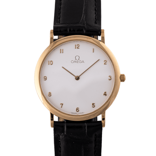 Montre Omega De Ville - Montre quartz plaqué or 58 Facettes TOT-01965