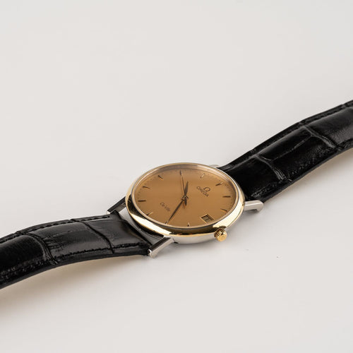Montre Omega De Ville - Montre quartz or/acier 58 Facettes TOT-02254