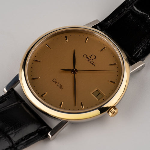 Montre Omega De Ville - Montre quartz or/acier 58 Facettes TOT-02254