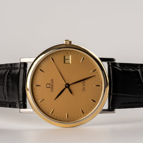 Montre Omega De Ville - Montre quartz or/acier 58 Facettes TOT-02254