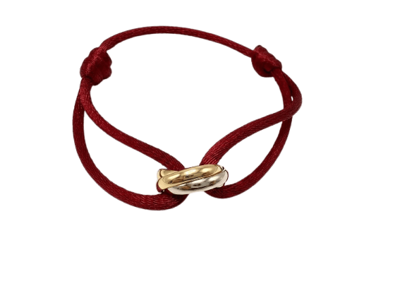 Bracelet Cartier Trinity - Bracelet cordon en trois ors 18K 58 Facettes SKU : BOP/260063