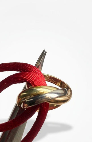 Bracelet Cartier Trinity - Bracelet cordon en trois ors 18K 58 Facettes SKU : BOP/260063