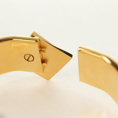 Hermès Zatrzask - metalowa bransoletka bangle z nadrukowaną emalią 58 Facettes q8b78hsd8k