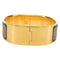 Hermès Zatrzask - metalowa bransoletka bangle z nadrukowaną emalią 58 Facettes q8b78hsd8k