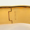 Hermès Zatrzask - metalowa bransoletka bangle z nadrukowaną emalią 58 Facettes q8b78hsd8k