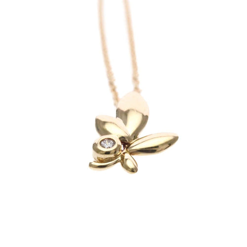 Tiffany & Co. Paloma Picasso - Přívěsek Olive Leaf z růžového zlata a diamantu 58 Facettes vt9tesv8ru