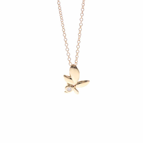 Tiffany & Co. Paloma Picasso - Přívěsek Olive Leaf z růžového zlata a diamantu 58 Facettes vt9tesv8ru