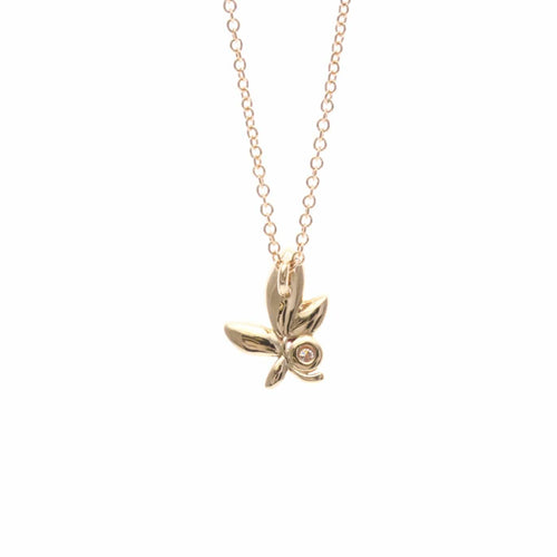 Tiffany & Co. Paloma Picasso - Přívěsek Olive Leaf z růžového zlata a diamantu 58 Facettes vt9tesv8ru