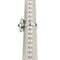 Bague 53 Bague triangulaire - Diamants en or blanc 18 ct 58 Facettes 30674