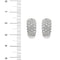 Boucles d'oreilles Boucles d'oreilles puces en or blanc 18 ct et diamants 58 Facettes 31073