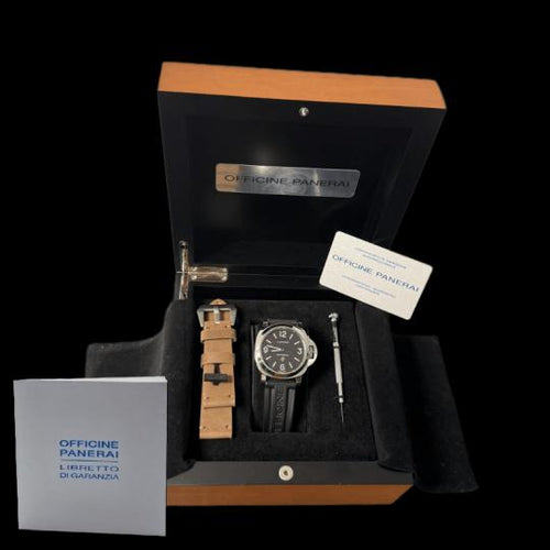 Montre Panerai Luminor - Montre Base Logo en acier 58 Facettes MT47695