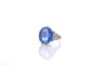 Bague 54 Bague en platine avec saphir de Ceylan 18,49 ct et diamants 58 Facettes 23318 / 23216