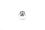 Bague 53 Bague vintage saphir cabochon et diamants 58 Facettes 25111