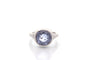 Bague 55 Bague saphir de Ceylan 7,71 ct en platine 58 Facettes 27656-27470