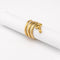 Bague 53 Bague serpent en or jaune 18 carats 58 Facettes 37628