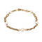 Bracelet Bracelet chaîne en or jaune et perles de culture 58 Facettes 36974