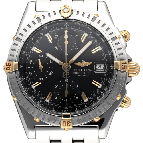 Montre Breitling - Montre Chronomat B13352 or et acier, 2003 58 Facettes BTL/CHM/233