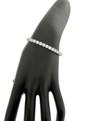 Bracelet Bracelet Tennis en or blanc et diamants 58 Facettes BR1559