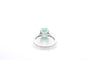 Bague 53 Bague émeraude 2,16 ct et diamants en platine 58 Facettes 27219-27364B