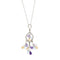 Collier Collier - Pendentif en or blanc 18 kt avec diamants et pierres précieuses 58 Facettes 25768