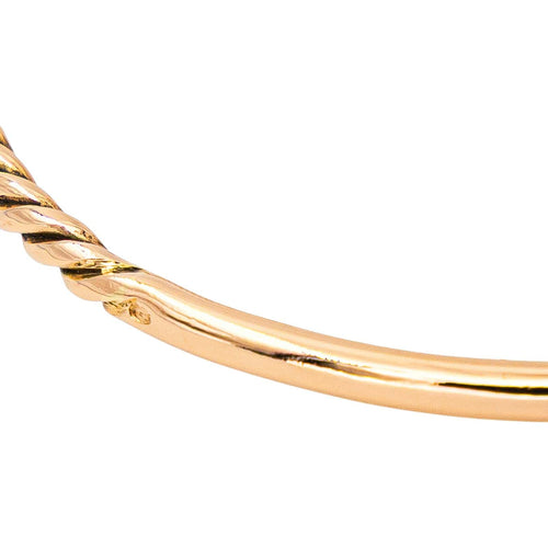 Bracelet Bracelet jonc en or rose 58 Facettes 5585857CN