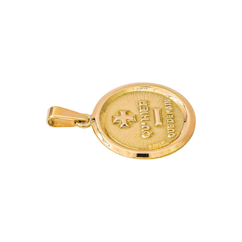 Pendentif Augis - Pendentif médaille d'amour en or jaune 58 Facettes 5749855CN