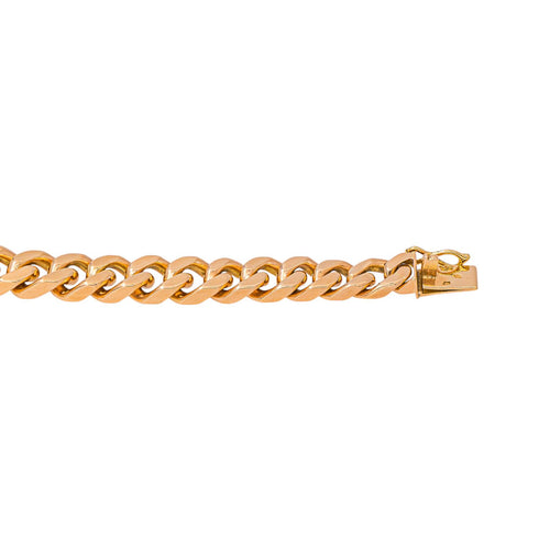 Collier Collier maille gourmette en or rose 58 Facettes 5760114CN