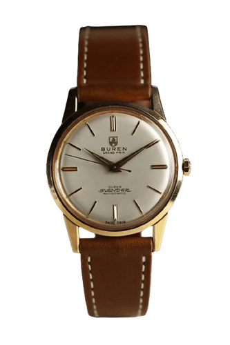 Buren - Montre Super Slender Automatic plaquée or 58 Facettes prod_01KQMRJ49T31H1B4K6WJNASF28