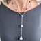 Collier Collier - Double rang en or blanc 18 kt avec perles de Tahiti et diamants 58 Facettes 24122