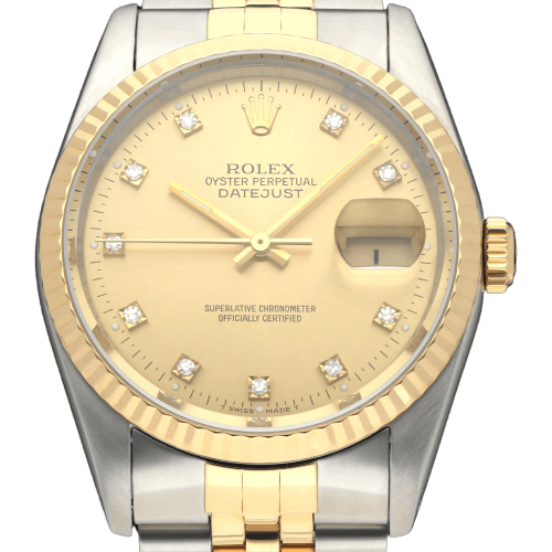 Montre Rolex Datejust - Montre 16233G en or et acier 58 Facettes ROL/DJ1/1546