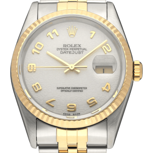 Montre Rolex - Montre Datejust 16233 Computer Dial en or et acier 58 Facettes ROL/DJ1/1532