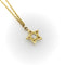 Necklace Star pendant necklace in 18-carat gold and rose-cut diamonds 58 Facettes