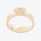 Bague 57 Bague couronne en or jaune et diamants 58 Facettes A1529