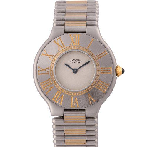 Montre Cartier Must 21 - Montre en acier, référence 9010 58 Facettes TOT-11831