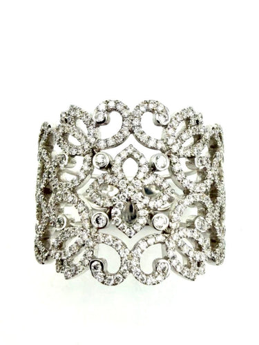Bague 55 Messika Eden - Bague en or blanc 18K et diamants 58 Facettes MESSIKA BG