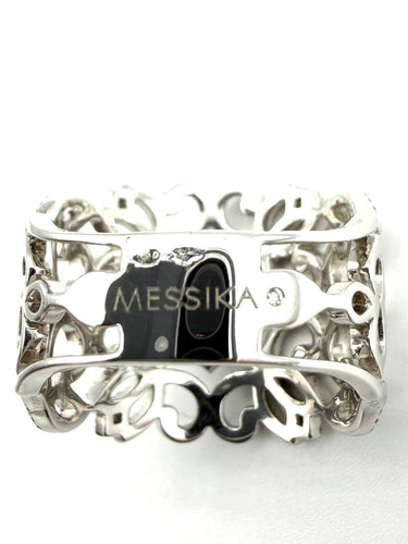 Bague 55 Messika Eden - Bague en or blanc 18K et diamants 58 Facettes MESSIKA BG